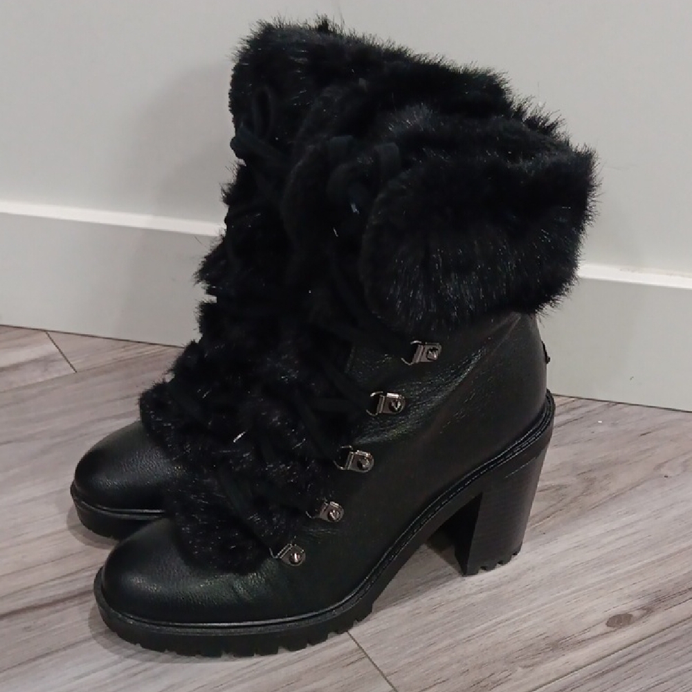 Guess Galway Leather Ankle Boot
